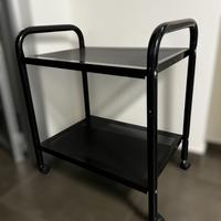 Carrello Porta Documenti in Metallo Nero