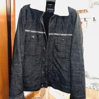 GIACCA DI JEANS  NERO EMPORIO ARMANI taglia S