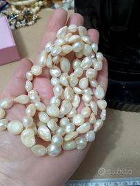 collana perle barocche vintage