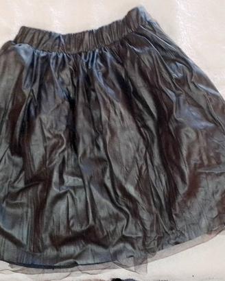 Gonna Nera con Strati di Tulle