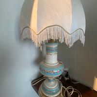 Lampada da tavolo dipinta a mano