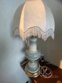 Lampada da tavolo dipinta a mano