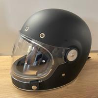 Casco integrale cafe racer vintage