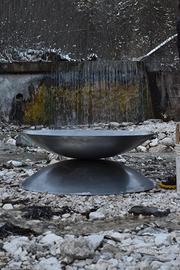 Braciere in ferro corten