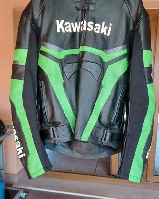 Tuta in pelle divisibile kawasaki
