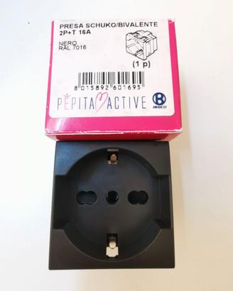 Bocchiotti Pepita Active B02859 - Presa Nera