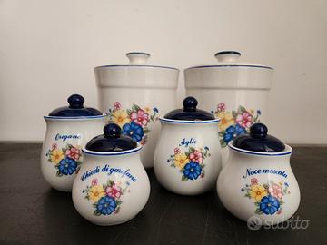Set contenitori cucina in ceramica