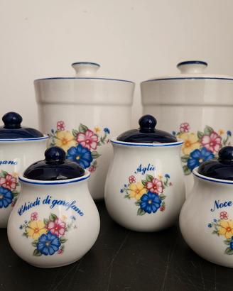 Set contenitori cucina in ceramica