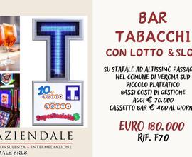 Bar tabacchi in noto comune di verona sud