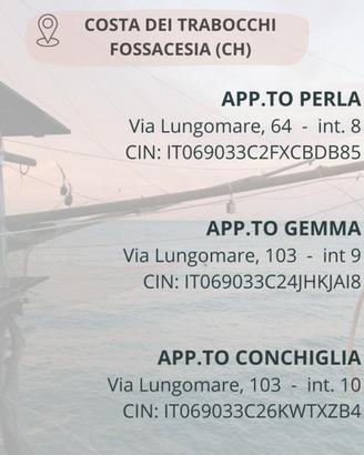 App.ti Fossacesia Marina Costa dei trabocchi