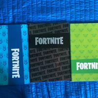 Set da 3 quaderni tema fortnite