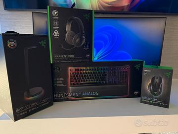 razer mouse/tastiera/cuffie
