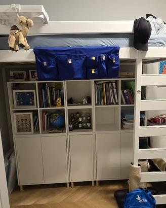 Letto a soppalco Modello Luki L1