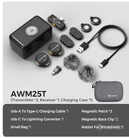 Microfono Pro NearStream Lavalier wireless