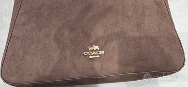 Borsa in camoscio marrone elegante