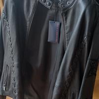 giacca nuova  in pelle Trussardi tg46