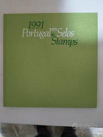 libro francobolli portogallo emissioni 1991