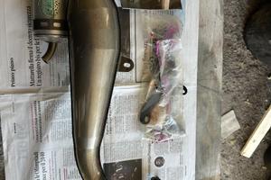 Marmitta proma podium piaggio Gilera
