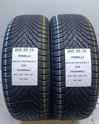 2 GOMME 205 55 16 PIRELLI INV RIF4022