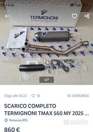 scarico più collettori termignoni Tmax 560