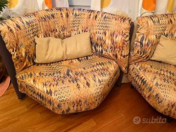 N 3 Poltrone Cassina con fodera Missoni