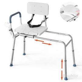 Sedia scorrevole  da vasca per disabili e anziani