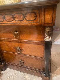 Set trittico impero antiquariato