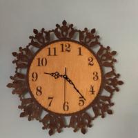 Orologio da parete in legno 