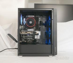 PC Gaming AMD Ryzen 7 2700 + RTX 3060 12GB +16DDR4