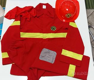 costume carnevale Pompiere Vigile del fuoco