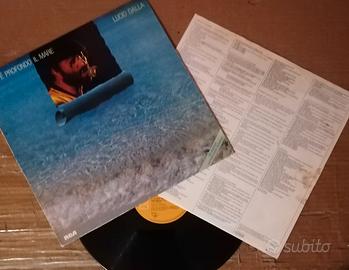 Lucio Dalla Come È Profondo Il Mare Vinile Lp 1977