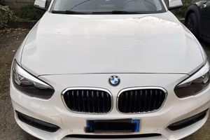 Bmw serie 1 bianca