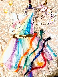 Costume di carnevale, unicorno, 5/8 anni