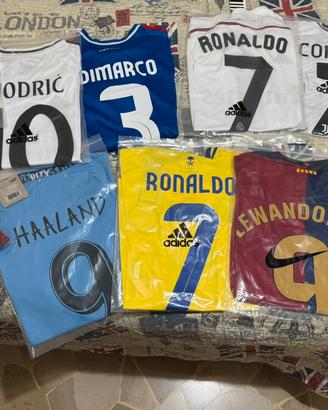 Maglia Calcio Ufficiali - Messi, Ronaldo, Haaland