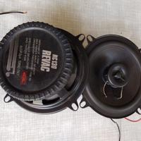 Due altoparlanti (o diffusori) da auto.