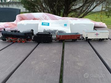 PIKO HO Loco vapore FS 460-025 + tender + 2 carri
