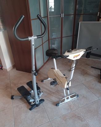 Cyclette e stepper fitness