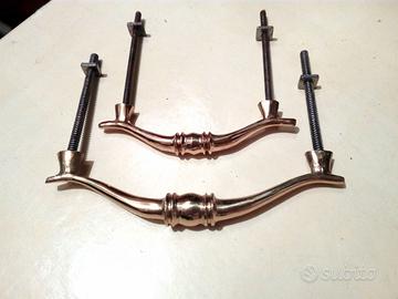 Stock di maniglie in ottone anni 50