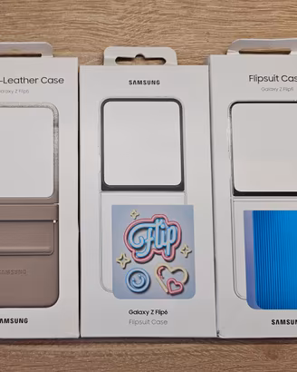 Lotto cover originale Samsung zflip 5 e z flip 6