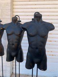 Bustino da uomo manichino umano per abbigliamento