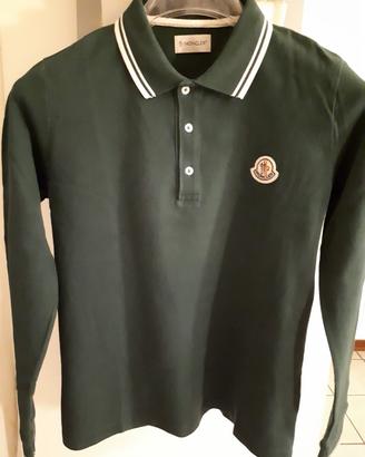 Moncler  polo bambino  M/L  11 anni, verde