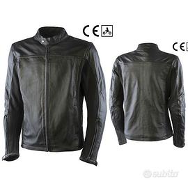 GIACCA PELLE MOTO OJ BEAST UOMO MORBIDA PROTEZIONI