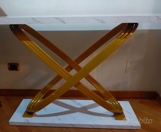 Consolle / tavolo consolle in marmo Moderno