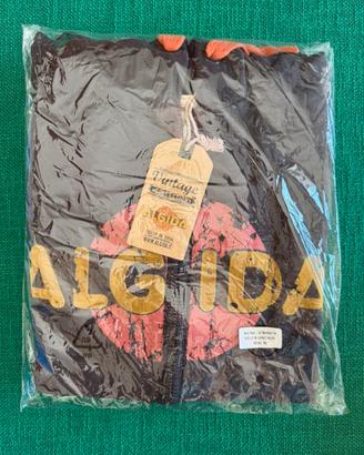 Felpa Algida vintage con zip taglia M