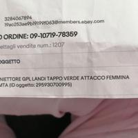 INIETTORE GPL LANDI TAPPO VERDE ATTACCO FEMMINA