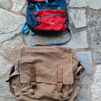 zainetto invicta e borsa jeans