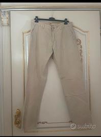 piazza Italia pantalone uomo beige tg 48