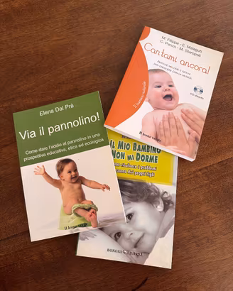 Tre libri  in supporto alle nuove mamme