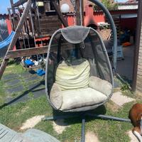 Sedia a dondolo da giardino