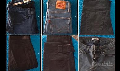 Lotto di 6 Jeans Taglie Miste per ragazzi/bambini